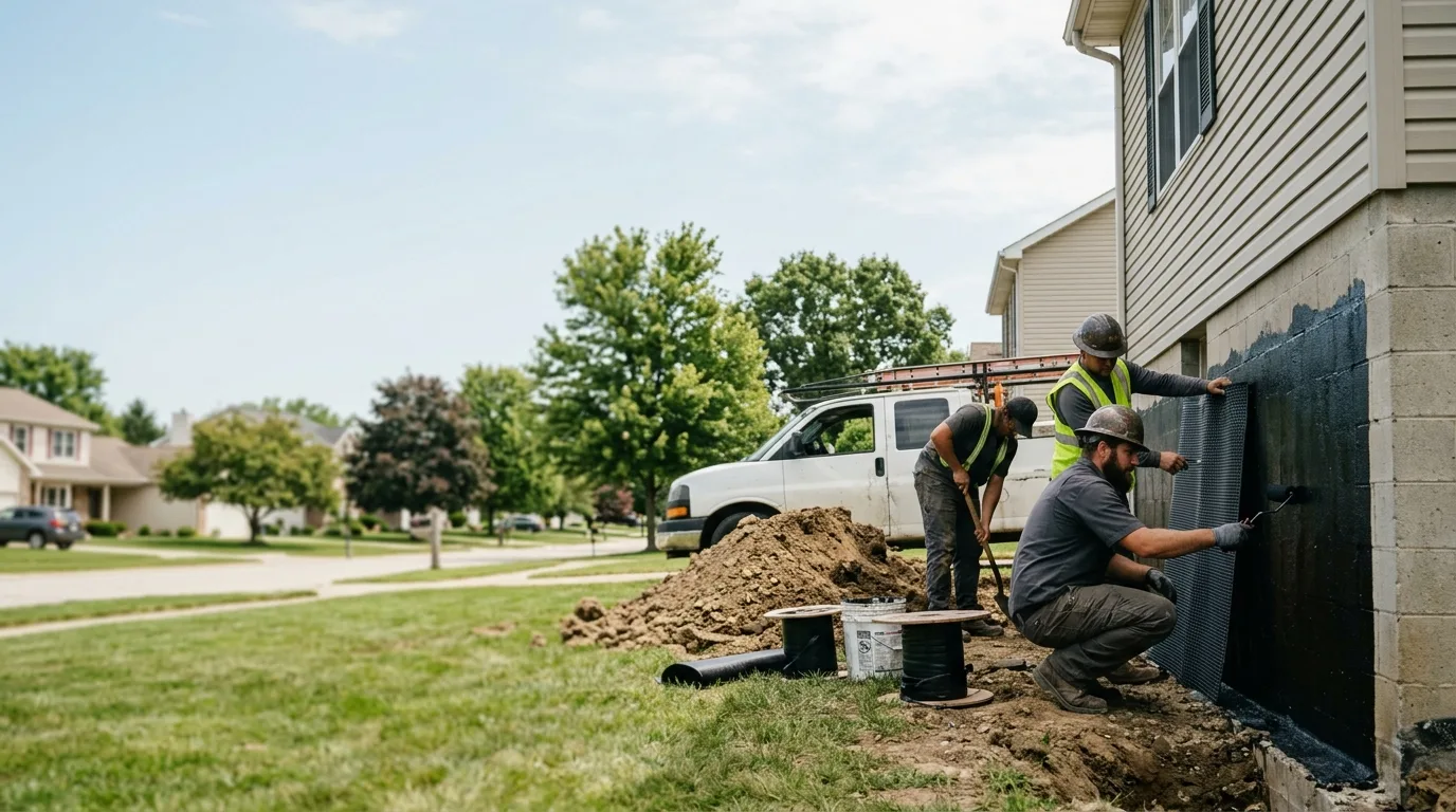 Basement Waterproofing in Penfield, IL near me